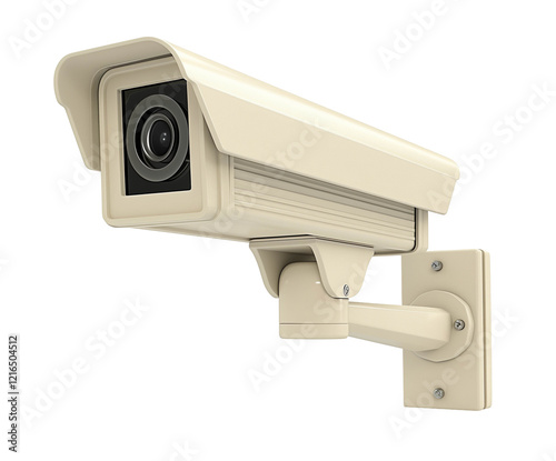 Security camera isolated on white background png transparent clipart.