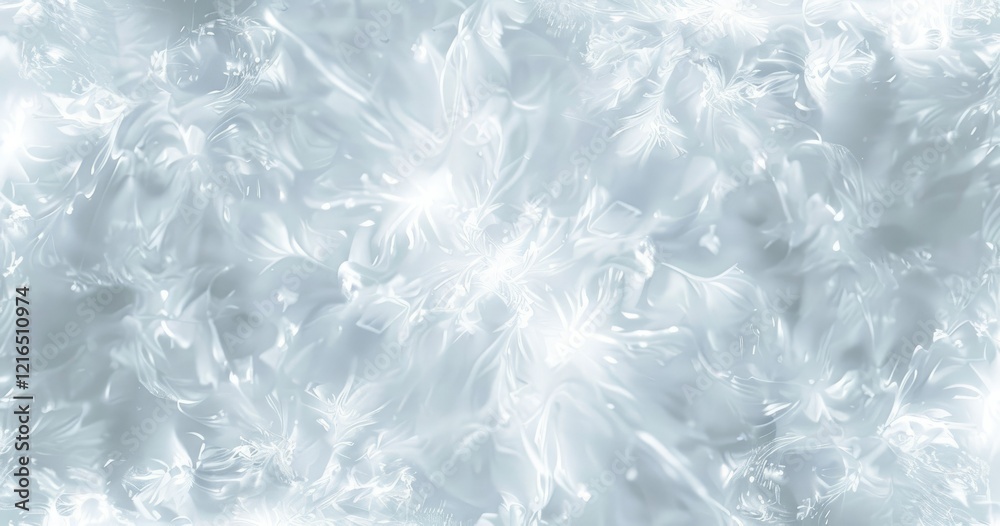 Obraz premium A soft, abstract texture with swirling patterns in shades of white and light.