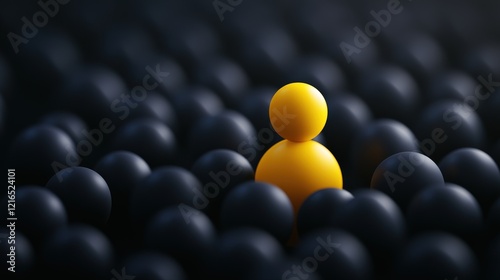 Yellow Figure Among Black Balls A Minimalist Study of Uniqueness