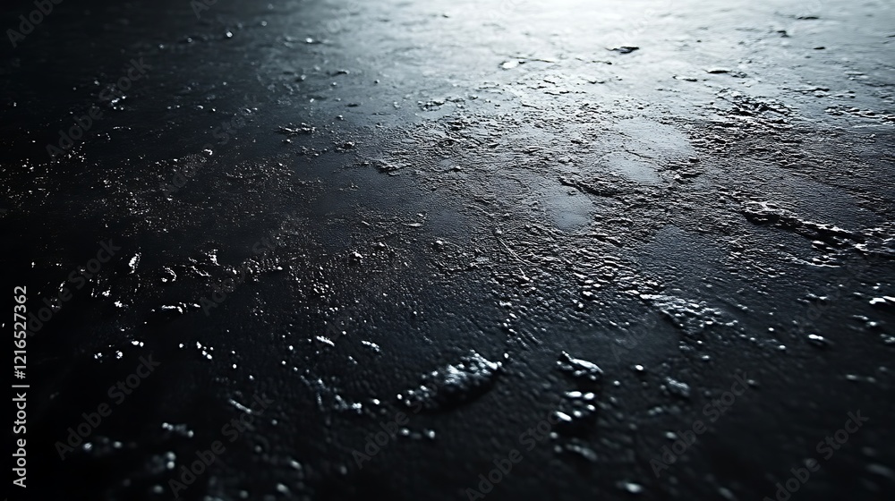 Fototapeta premium Dark Textured Surface Close Up Detail Shot