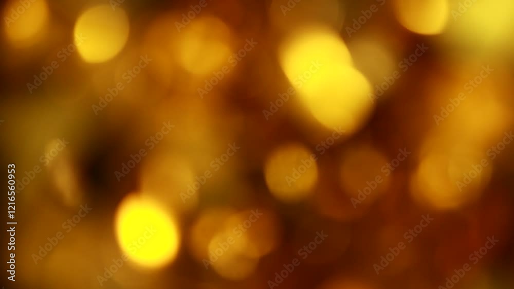 footage of gold bokeh background