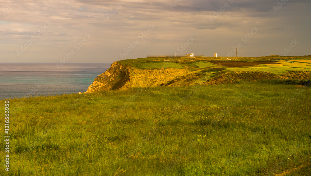 Obraz premium Asturias, Cantabrian Sea, Cape Penas