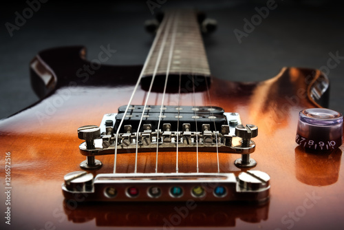Vintage european american electric guitar
