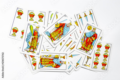 Spanish card game, spanish deck Tarot cards