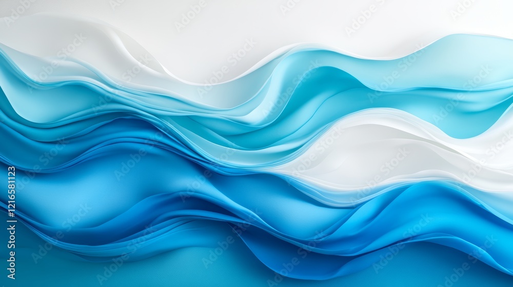 Abstract Healthcare Background with Flowing Blue, White Waves, Health, and Vitality Concept Abstract Healthcare Background with Flowing Blue, White Waves, Health, and Vitality Concept