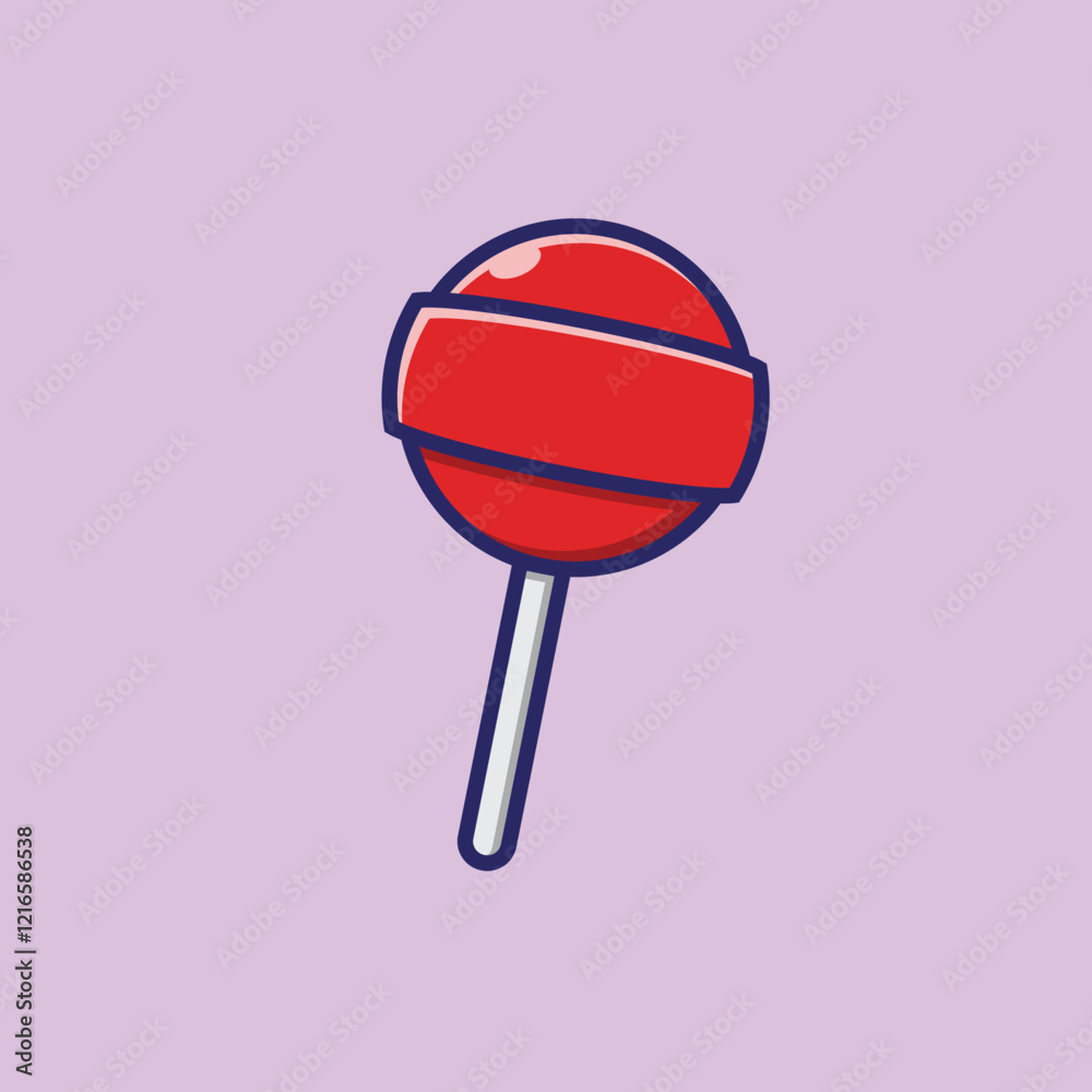 Lollipop Dessert Food Sweet Treats Vector Illustration Cartoon Lollipop Dessert Food Sweet Treats Vector Illustration Cartoon