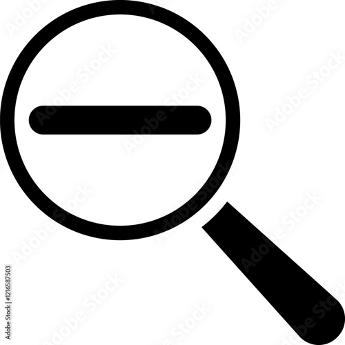 Simple vector icon search