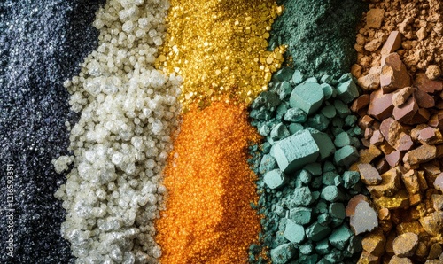 Macro piles of rare earth elements