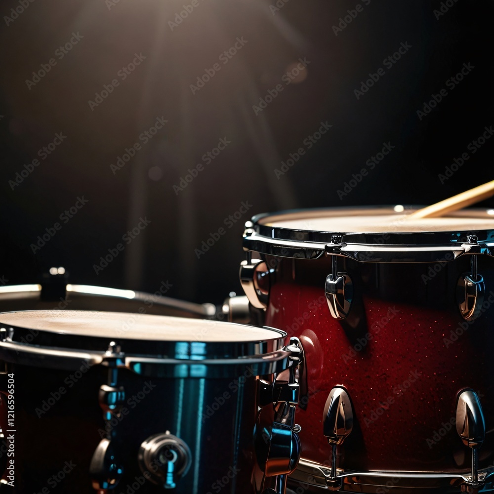 Naklejka premium Drum kit