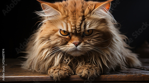 A Grumpy Tortoiseshell Cat