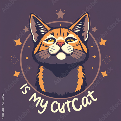 Axel Is My Cute Cat, Cat name t-shirt Design photo