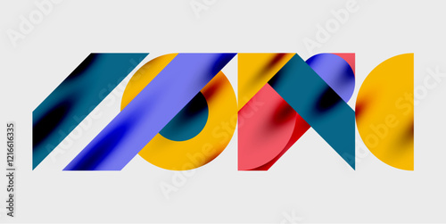 Vibrant abstract background circles with smooth gradients, creating a dynamic and modern design. Ideal for creative, tech, or contemporary-themed projects