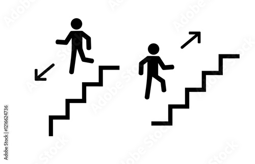 people on stairs