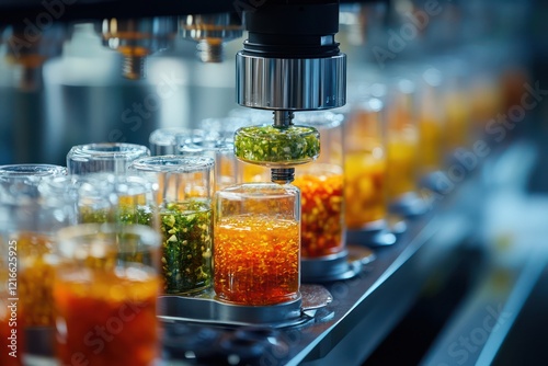 Laboratory testing of various food textures using high-tech equipment