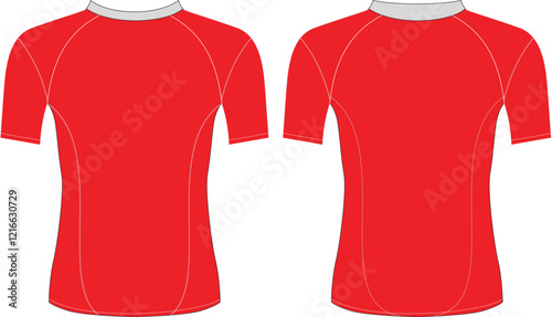 Compression Rash Guard Template