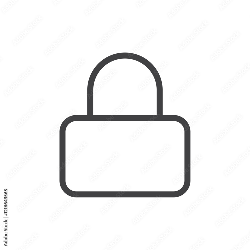 A lock icon representing security, privacy, or protection. A lock icon representing security, privacy, or protection.