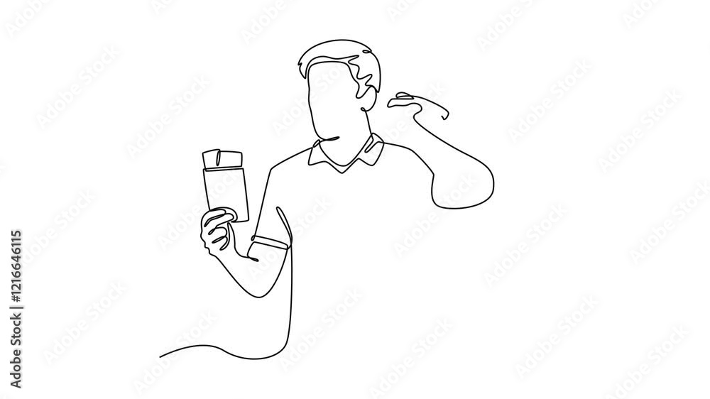 Ticket concept. Single line draw design. Full length animation illustration. High quality 4k footage. Ticket concept. Single line draw design. Full length animation illustration. High quality 4k footage.