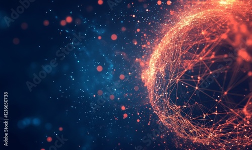 Global business structure of networking. Analysis and data exchange customer connection, HR recruitment and global outsourcing, Customer service, Teamwork, Strategy, Generative Ai, Generative AI