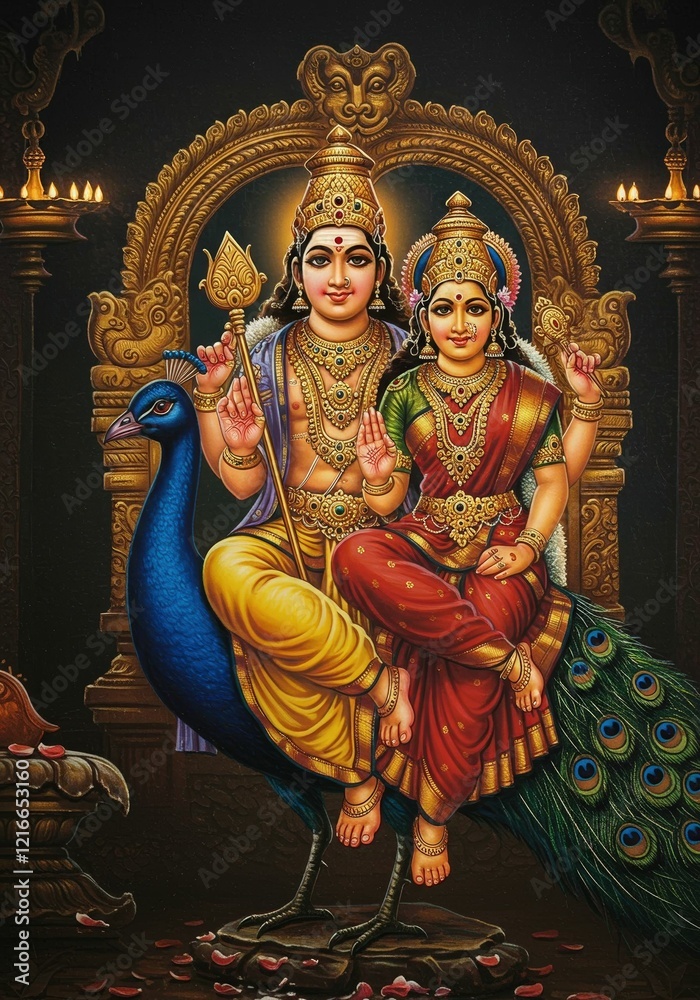 Fototapeta premium Lord Murugan | Lord Kartikeya