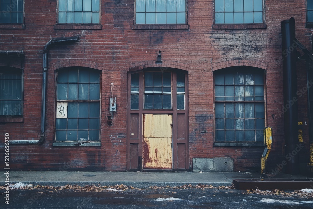 warehouse exterior, Generative AI