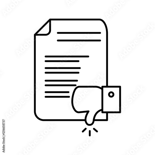 Complaint icon Vector logo set flat