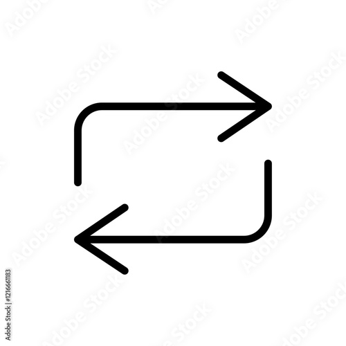 Exchange icon Vector logo set flat