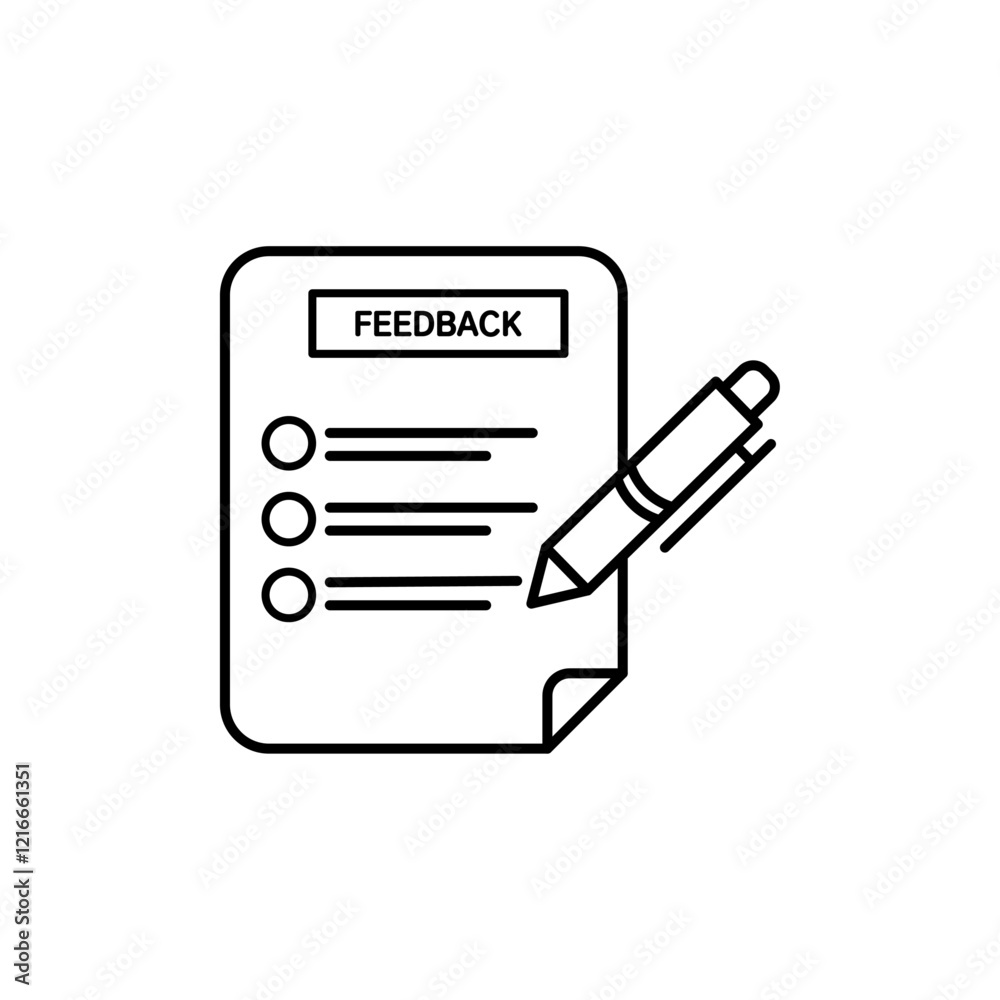 Feedback form icon Vector logo set flat Feedback form icon Vector logo set flat