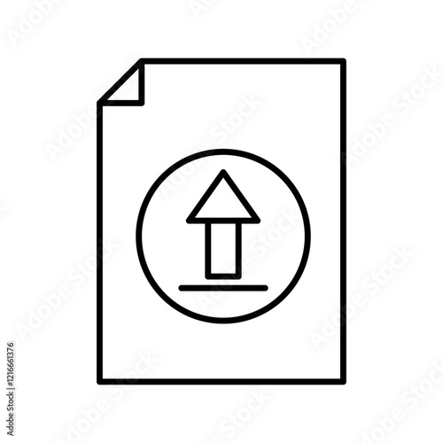 File upload icon Vector logo set flat