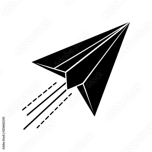 play plane isolated on white vector Illustrator Artwork