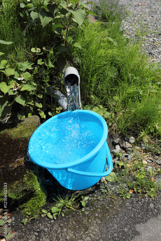 路地の湧水 まつもと城下町湧水群 路地の湧水 まつもと城下町湧水群