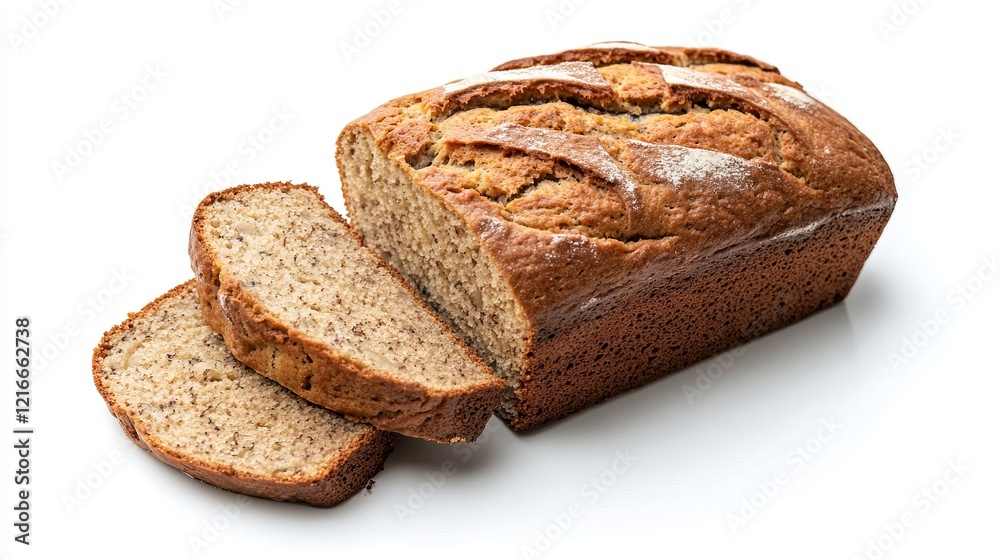 24120754 23 A freshly baked loaf of banana bread, sliced and displayed on a white table --ar 16:9 --v 6.1 Job ID: 6cfc487b-db68-4e96-b596-2003896566dd 24120754 23 A freshly baked loaf of banana bread, sliced and displayed on a white table --ar 16:9 --v 6.1 Job ID: 6cfc487b-db68-4e96-b596-2003896566dd