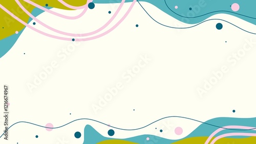 Colorful abstract background with space for text. Template for powerpoint, ppt, celebration, branding, banner, flyer, cover, business card, poster, sales, wall art, promotion, magazine and print.