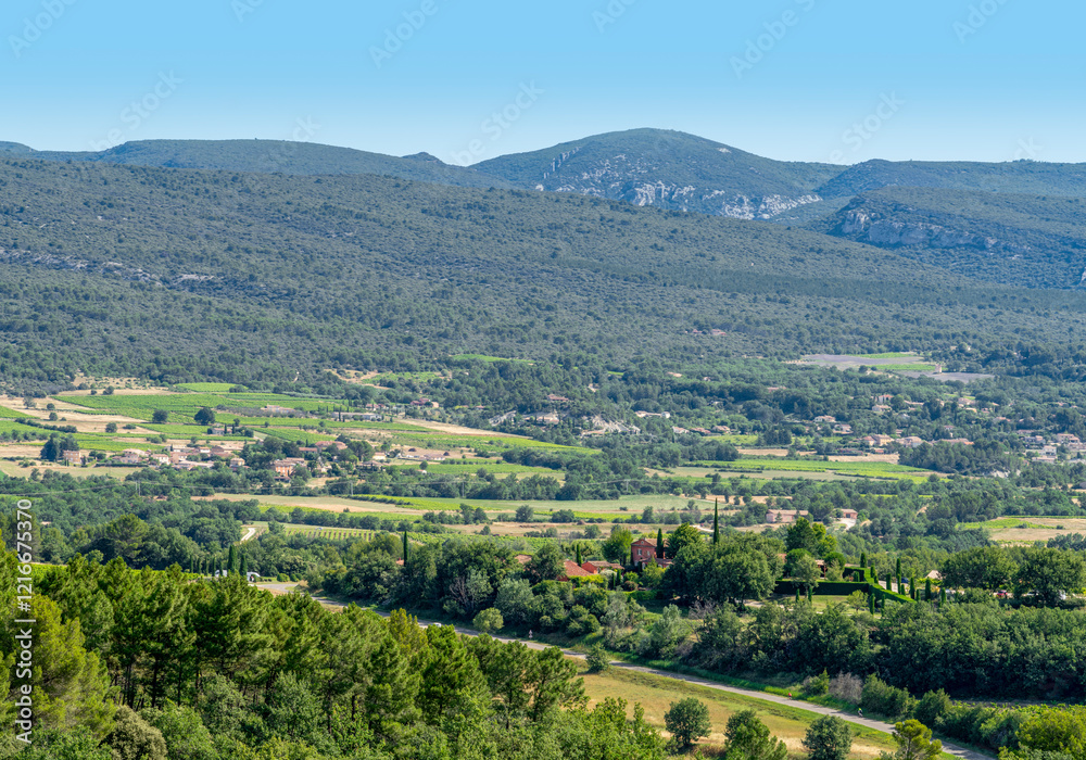 Obraz premium Around Roussillon in France