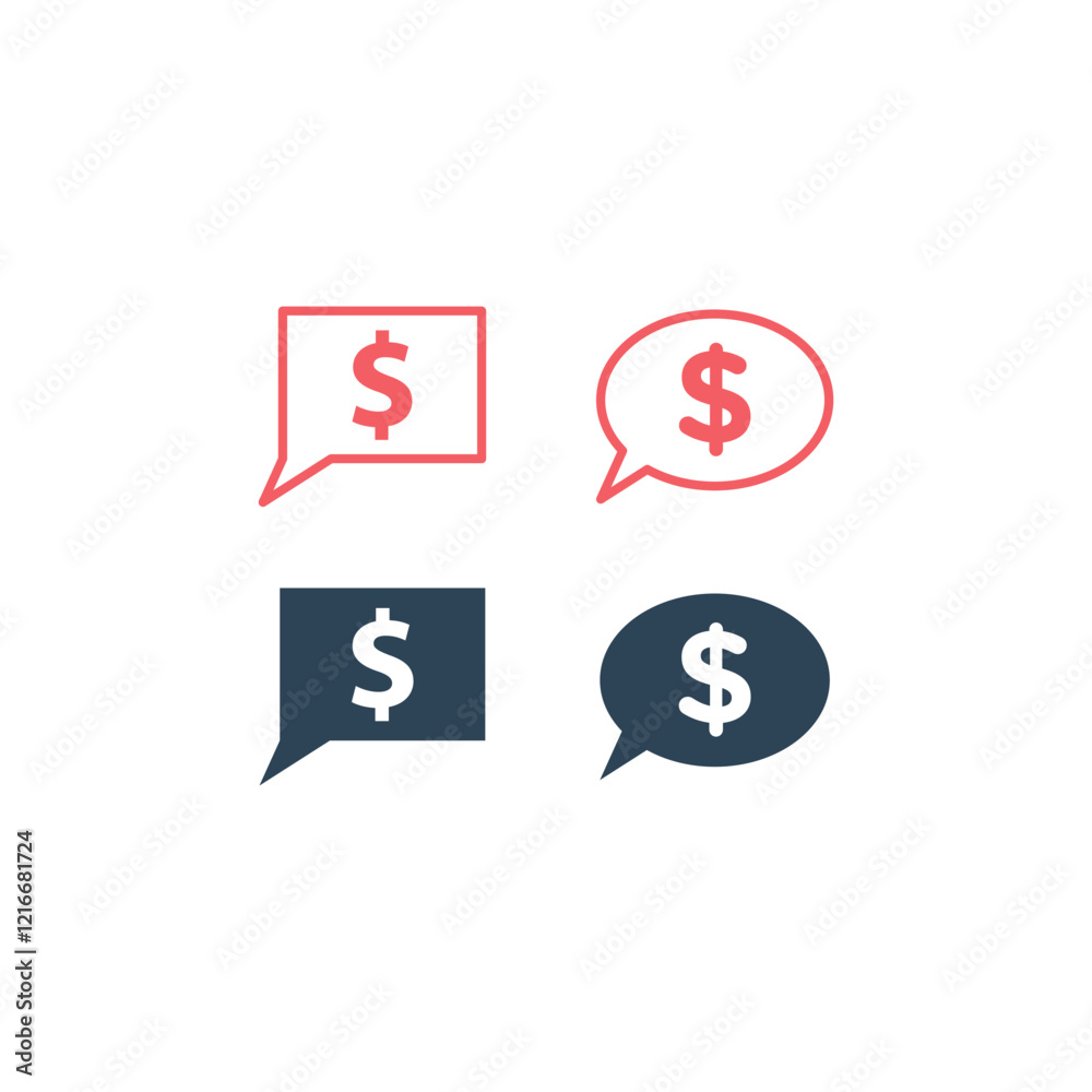 Speech bubble icons set vector. Simple bubble sign. Speech bubble icons set vector. Simple bubble sign.
