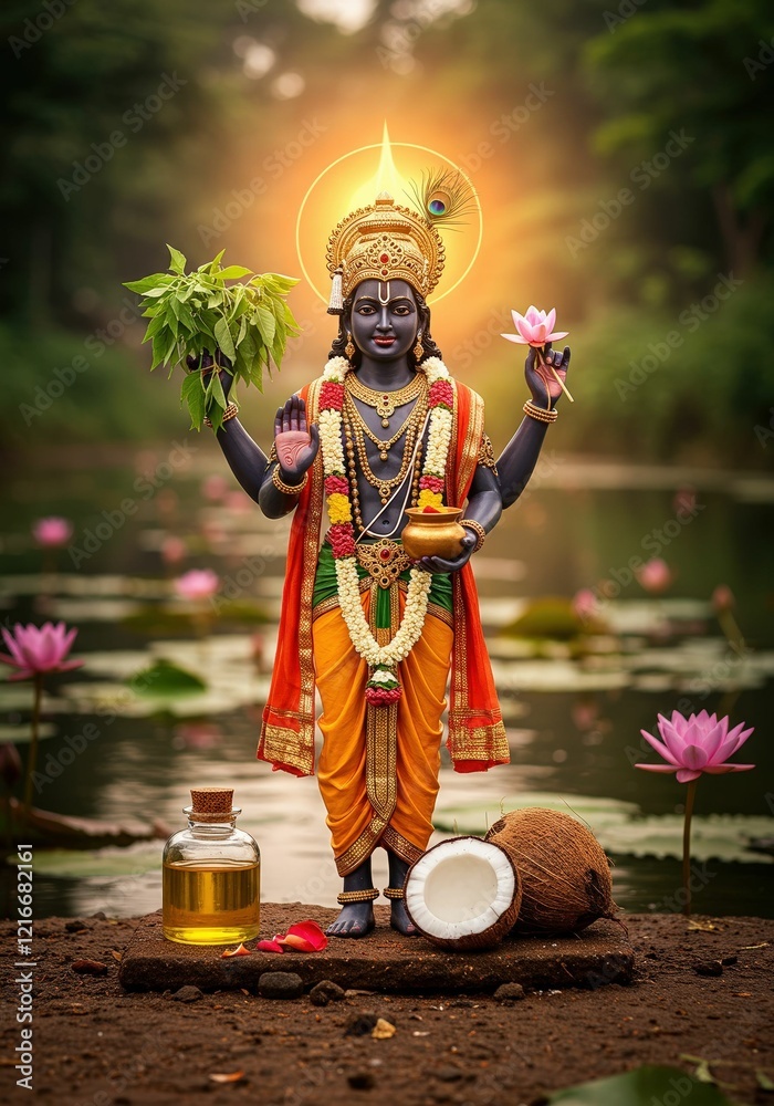 Fototapeta premium Lord Vishnu