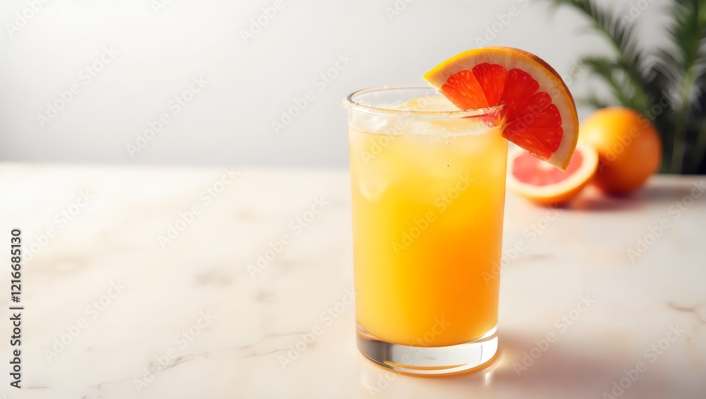 Grapefruit Juice Beverage Citrus Drink Cold Refreshment Fruity Glass Garnish Grapefruit Juice Beverage Citrus Drink Cold Refreshment Fruity Glass Garnish