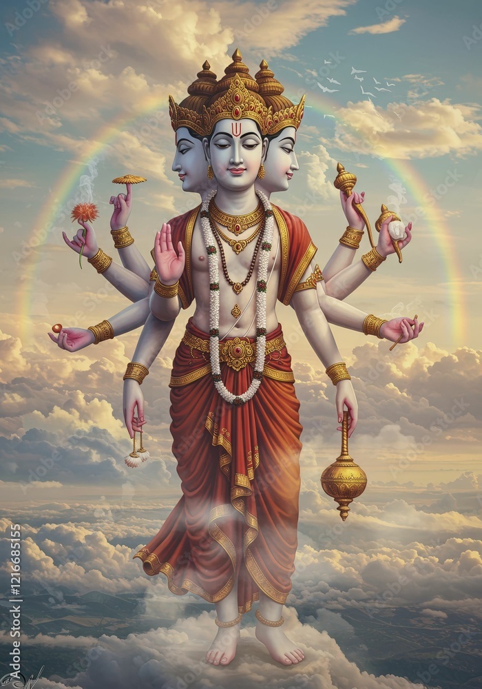 Fototapeta premium God Brahma