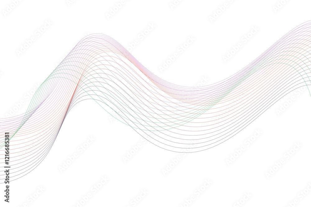 Fototapeta premium abstract wave background