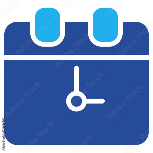 Scheduling Icon Dual Tone Color