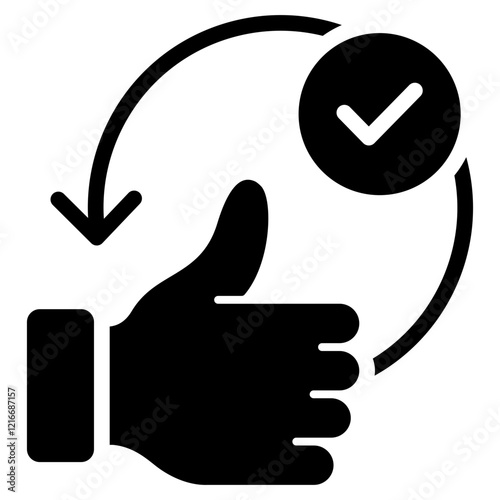 Feedback Icon Black Solid