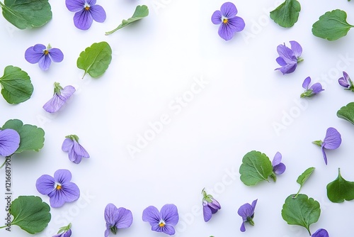 Vibrant Violet Blossoms: A Delicate Floral Display on White bloom plant macro fresh color image photo
