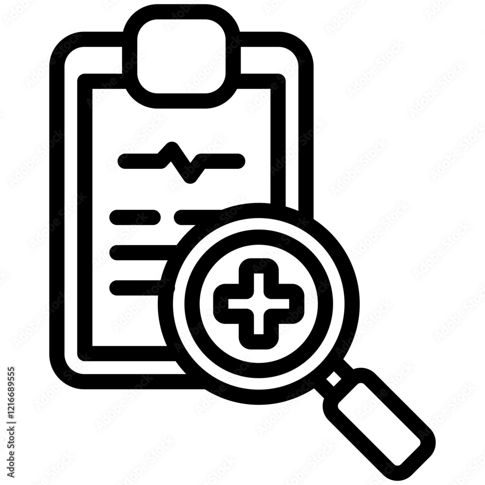 Diagnosis Icon Outline Diagnosis Icon Outline