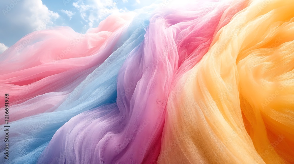 A flowing abstract design with soft curves and vivid layered hues. A flowing abstract design with soft curves and vivid layered hues.