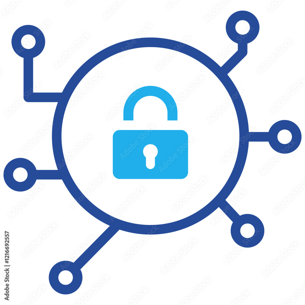 Encrypt Icon Dual Tone Color Encrypt Icon Dual Tone Color
