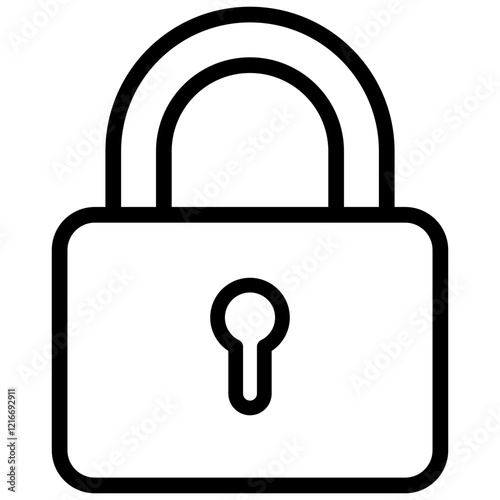 Secure Icon Outline