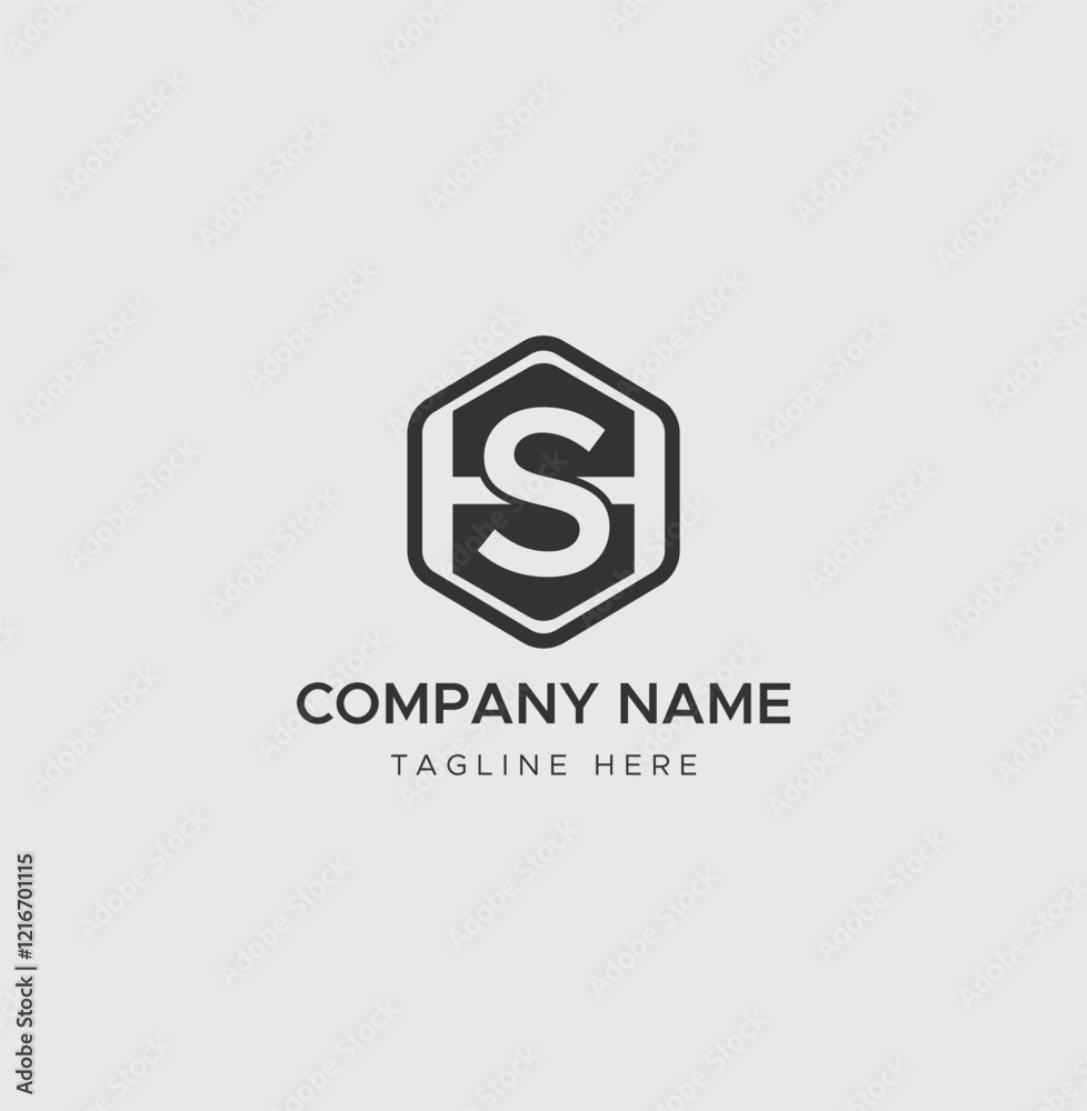 HS monogram logo and icon design HS monogram logo and icon design