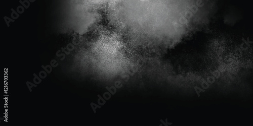 abstract layers of smoke and shadows. enigmatic clouded composition. shadows intertwined with light. boundless gloom , deep grayscale impression.