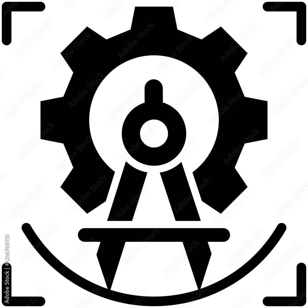 Obraz premium Precision Icon
