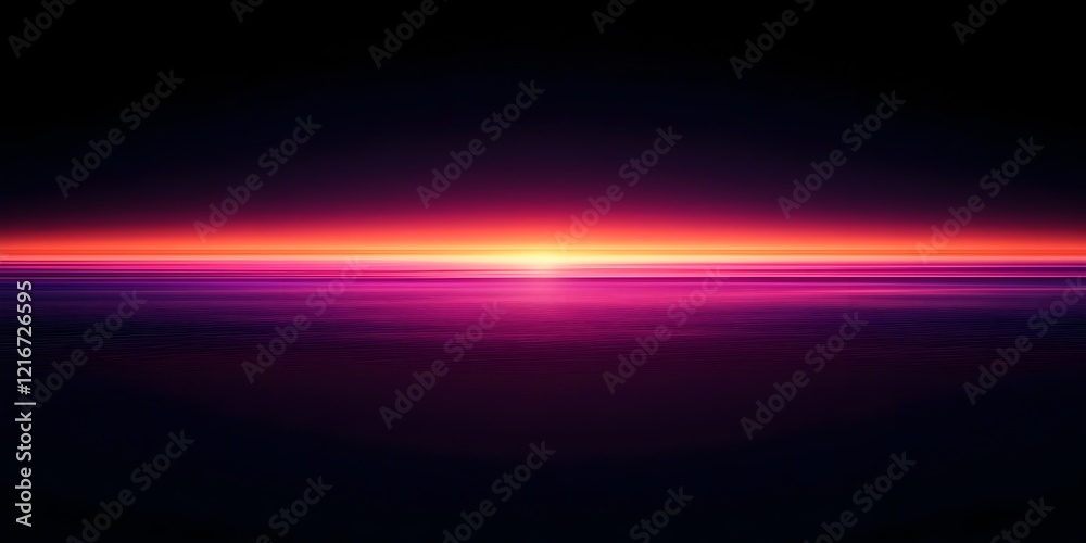 Fototapeta premium a decent minimalist background, dark mode, soft gradients between violet and orange tones