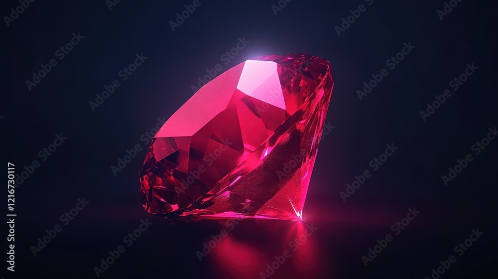 Bright red ruby gemstone, with elegant shape and sparkle, suitable for high-end luxury jewelry. Bright red ruby gemstone, with elegant shape and sparkle, suitable for high-end luxury jewelry.